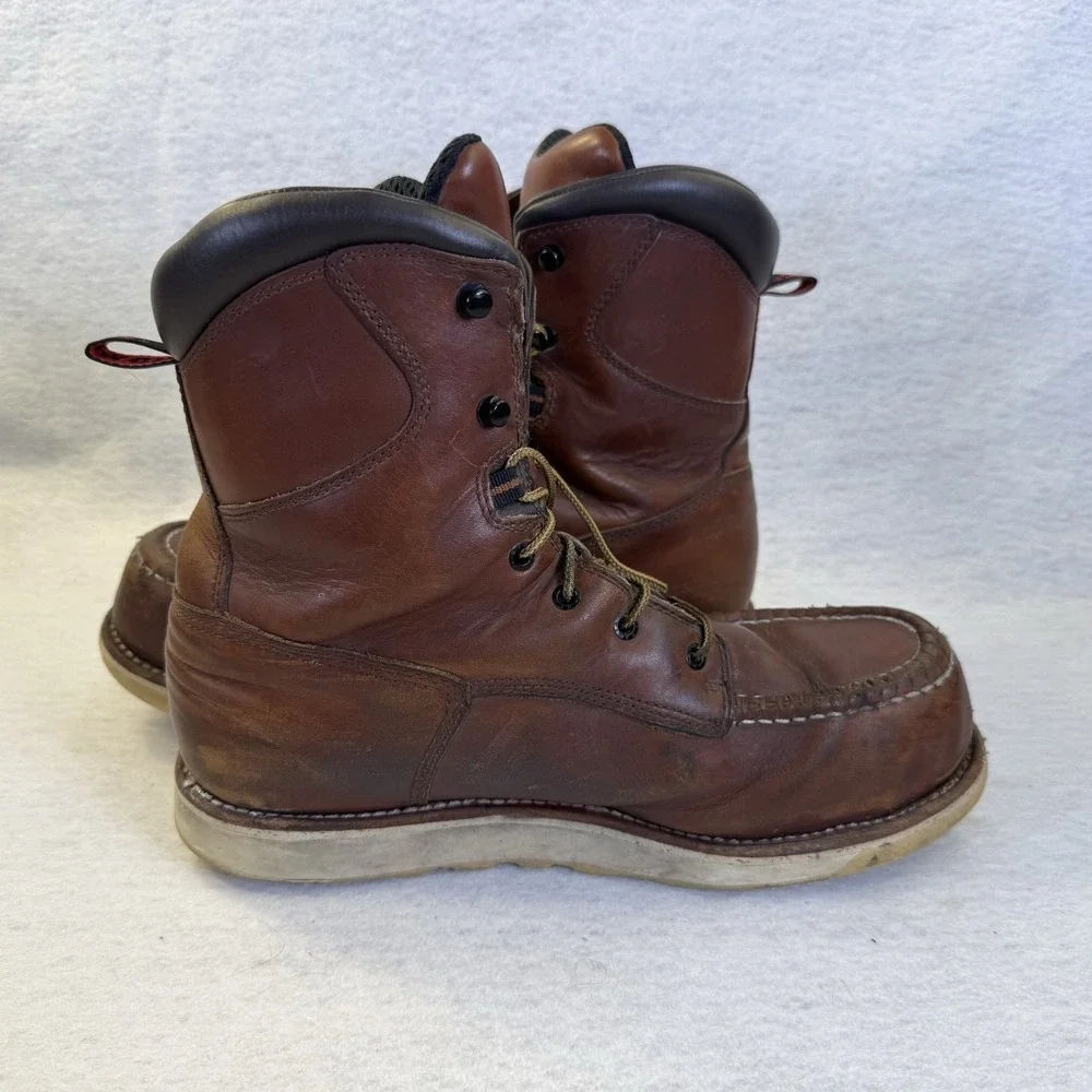 Red Wing Traction Tred Soft Toe Work Boot 411 Moc Toe Men's 11 EH Waterproof